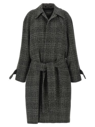 Balenciaga Black Wool Women's Coat - Balenciaga - Modalova