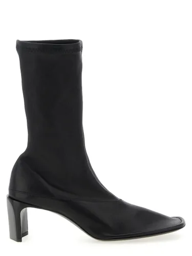 Lamb Leather Ankle Women's Boots - Jil Sander - Modalova