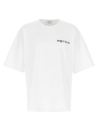 Cotton Men's T-Shirt - Alexander McQueen - Modalova