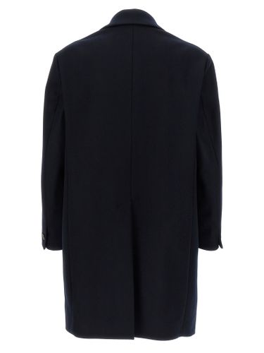 BARENA Blue Wool Men's Coat - BARENA - Modalova