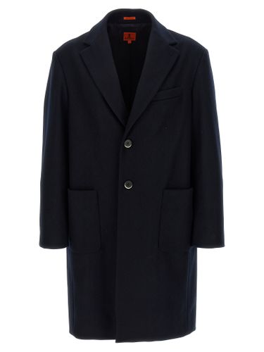 BARENA Blue Wool Men's Coat - BARENA - Modalova