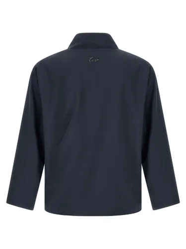 Kenzo Blue Viscose Men's Blazer - Kenzo - Modalova