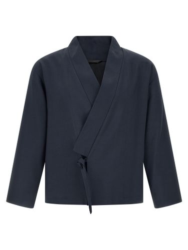 Kenzo Blue Viscose Men's Blazer - Kenzo - Modalova