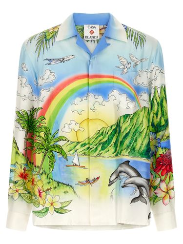 Silk Men's Blouse - Casablanca - Modalova