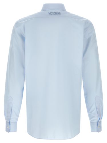Moschino Blue Cotton Men's Blouse - Moschino - Modalova