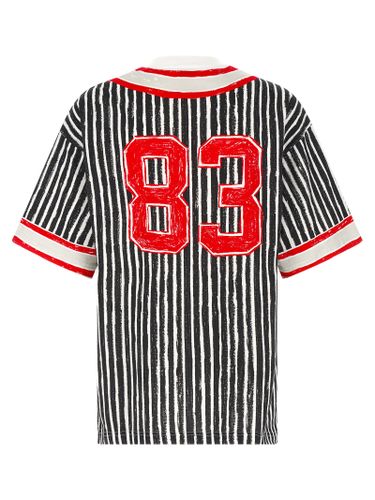 Cotton Polo Men's Shirt - Moschino - Modalova