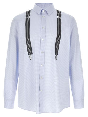 Moschino Blue Cotton Men's Blouse - Moschino - Modalova