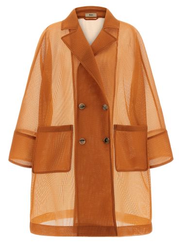 Herno Orange Polyester Women's Coat - Herno - Modalova