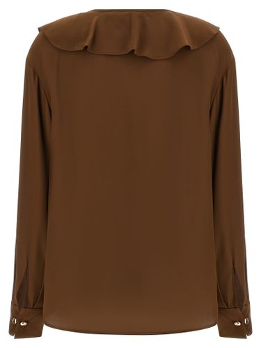 Max Mara Brown Silk Women's Blouse - Max Mara - Modalova