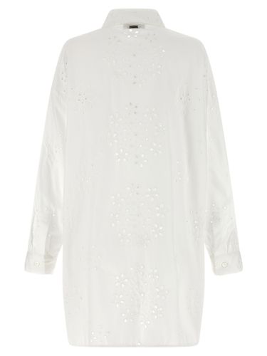 Herno White Cotton Women's Blouse - Herno - Modalova