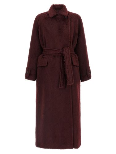 Max Mara Bordeaux Wool Women's Coat - Max Mara - Modalova
