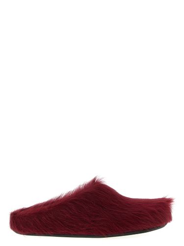Marni Bordeaux Calfskin Men's Clogs - Marni - Modalova