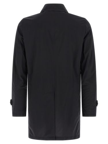 MooRER Blue Polyamide Men's Coat - MooRER - Modalova