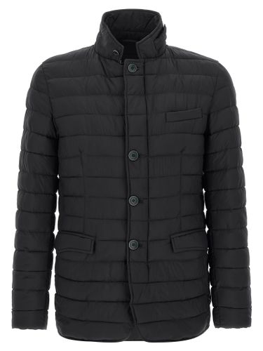 Polyamide Full-Length Men's Jacket - Herno - Modalova