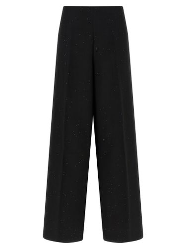 Herno Black Viscose Women's Pants - Herno - Modalova