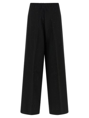 Herno Black Viscose Women's Pants - Herno - Modalova