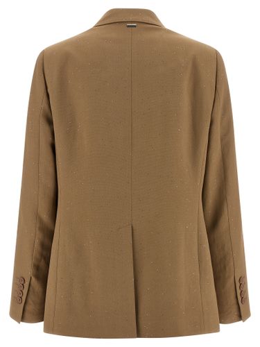 Herno Beige Viscose Women's Blazer - Herno - Modalova