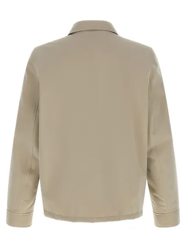 Polyester Full-Length Men's Jacket - Brunello Cucinelli - Modalova