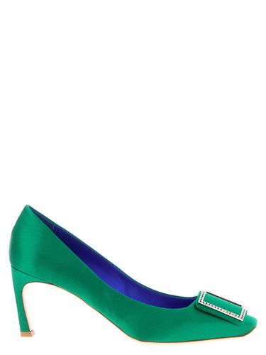 Viscose Mid Heel Women's Pumps - Roger Vivier - Modalova