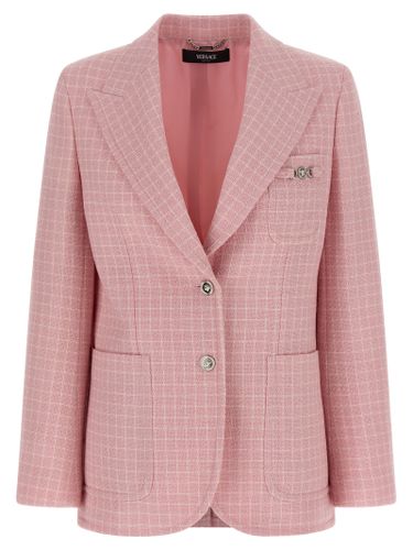 Virgin Wool Women's Blazer - Versace - Modalova