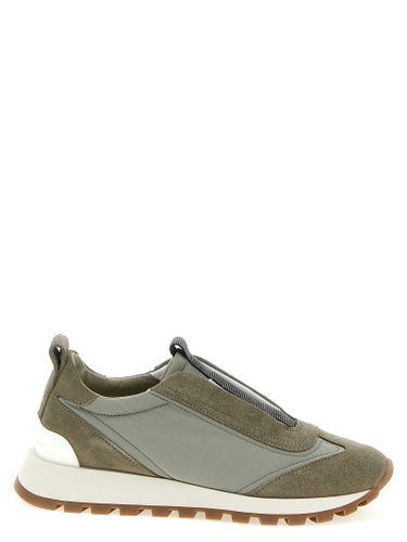 Polyester Athletic Women's Sneakers - Brunello Cucinelli - Modalova
