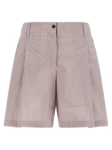 Cotton Bermuda Women's Shorts - Brunello Cucinelli - Modalova