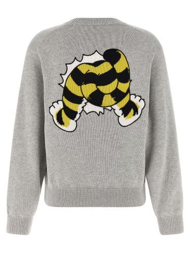 Kenzo Gray Wool Women's Cardigan - Kenzo - Modalova