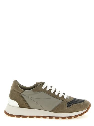 Polyester Athletic Women's Sneakers - Brunello Cucinelli - Modalova