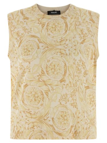 Silk Sleeveless Women's Jacket - Versace - Modalova