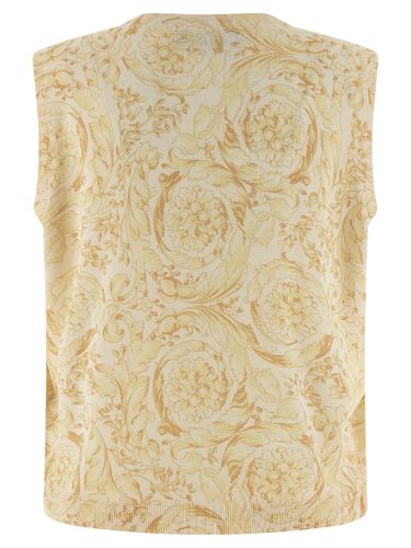 Silk Sleeveless Women's Jacket - Versace - Modalova