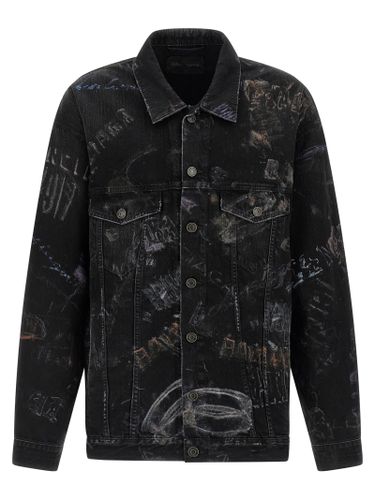 Cotton Denim Men's Jacket - Balenciaga - Modalova