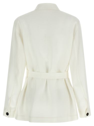 Linen Shell Women's Jacket - Tagliatore - Modalova