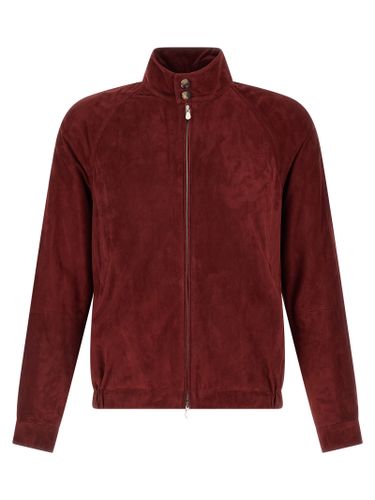 Lamb Leather Leather Men's Jacket - Brunello Cucinelli - Modalova