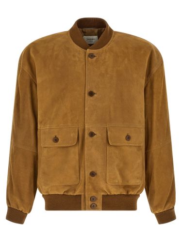 Lamb Leather Leather Men's Jacket - Saint Laurent - Modalova