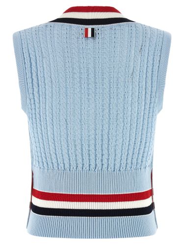 Cotton Sleeveless Women's Jacket - Thom Browne - Modalova