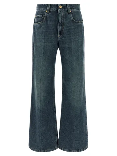 Cotton Flared Women's Jeans - Brunello Cucinelli - Modalova