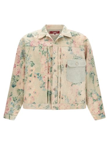 Rayon Denim Men's Jacket - Junya Watanabe - Modalova
