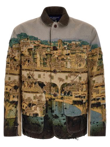 Polyester Men's Jacket - Junya Watanabe - Modalova