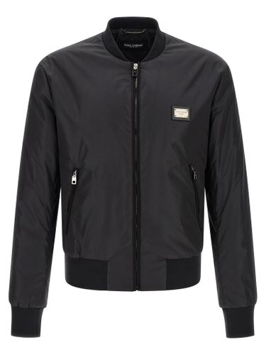 Polyamide Men's Bomber - Dolce & Gabbana - Modalova