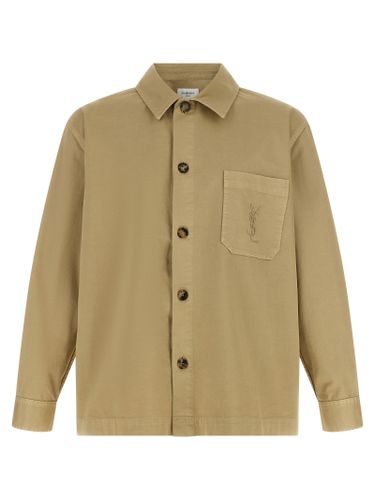 Cotton Men's Blouse - Saint Laurent - Modalova