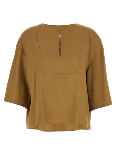 Max Mara Beige Linen Women's Blouse - Max Mara - Modalova