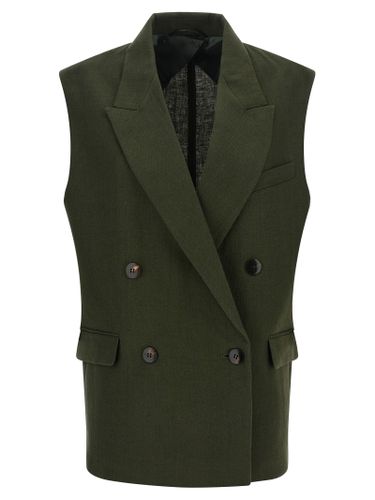Linen Sleeveless Women's Jacket - Max Mara - Modalova