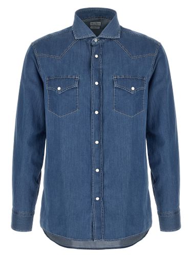 Cotton Men's Blouse - Brunello Cucinelli - Modalova