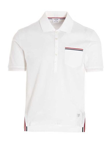Cotton Polo Men's Shirt - Thom Browne - Modalova