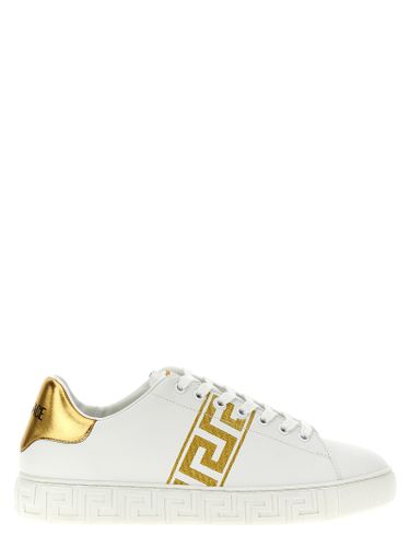 Polyamide Low Top Men's Sneakers - Versace - Modalova