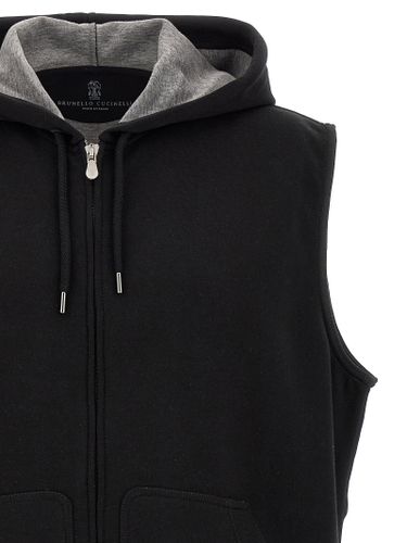 Cotton Sleeveless Men's Jacket - Brunello Cucinelli - Modalova
