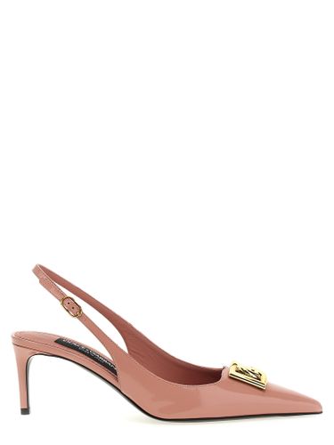 Calfskin Mid Heel Women's Pumps - Dolce & Gabbana - Modalova
