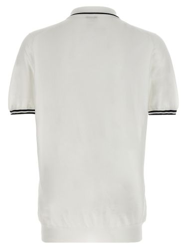 Kiton White Cotton Polo Men's Shirt - Kiton - Modalova