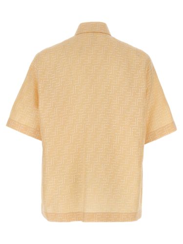 Fendi Beige Linen Men's Blouse - Fendi - Modalova
