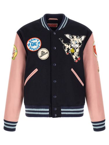 Kenzo Multicolor Wool Men's Bomber - Kenzo - Modalova